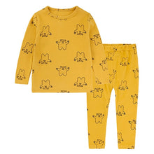 Load image into Gallery viewer, 2018 New Baby Long Sleeve Pajamas Cotton Cartoon Children Pyjamas Clothing Sets Kids Clothes Suits Baby Girls SleepwearBB421