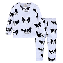 Load image into Gallery viewer, 2018 New Baby Long Sleeve Pajamas Cotton Cartoon Children Pyjamas Clothing Sets Kids Clothes Suits Baby Girls SleepwearBB421