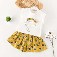 Load image into Gallery viewer, Bear Leader Girls Clothing Sets 2018 New Summer Sleeveless T-shirt+Print Bow Pants 2Pcs for Kids Clothing Sets Baby Clothes