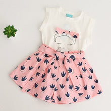 Load image into Gallery viewer, Bear Leader Girls Clothing Sets 2018 New Summer Sleeveless T-shirt+Print Bow Pants 2Pcs for Kids Clothing Sets Baby Clothes