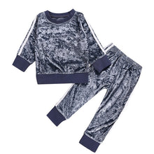 Load image into Gallery viewer, MUQGEW Fashion Baby Girls clothes Children clothing set Long Sleeve Tops+Pants Winter clothes for children conjunto menina roupa