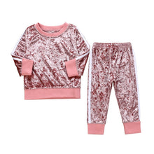 Load image into Gallery viewer, MUQGEW Fashion Baby Girls clothes Children clothing set Long Sleeve Tops+Pants Winter clothes for children conjunto menina roupa