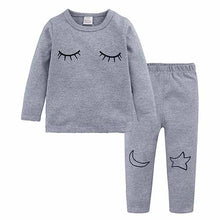 Load image into Gallery viewer, 2018 New Baby Long Sleeve Pajamas Cotton Cartoon Children Pyjamas Clothing Sets Kids Clothes Suits Baby Girls SleepwearBB421