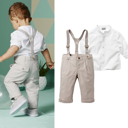 Toddler Boys Clothing Set Summer Baby Suit Shorts Shirt Children Kid Clothes Suits Formal Wedding Party Costume Autumn