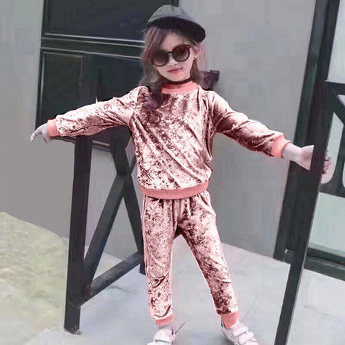 MUQGEW Fashion Baby Girls clothes Children clothing set Long Sleeve Tops+Pants Winter clothes for children conjunto menina roupa